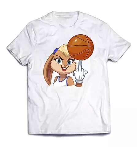 Вызывающая футболка с принтом - Лола Fuck basketball