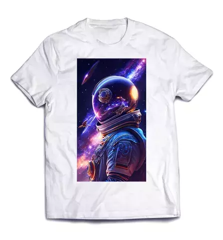 Принт со скрытым смыслом на футболке - Бесконечная Вселенная