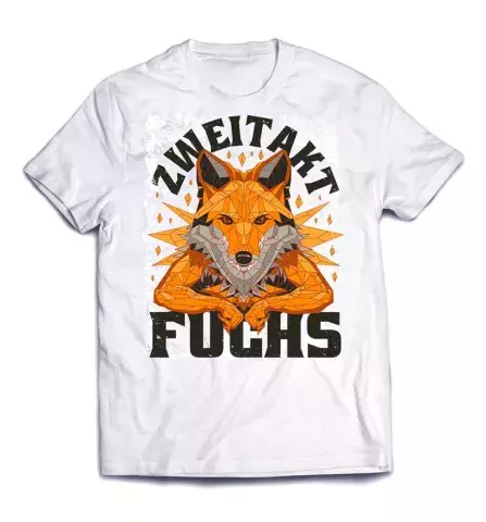 Дизайнерское изображение на стильной футболке - Дерзкий лис