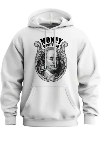 Смелое худи с надписью Money don’t lie