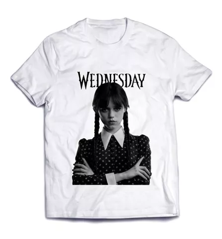 Стильная футболка для фанатов сериала Wednesday