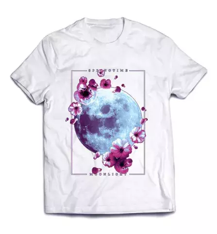 Уникальная футболка - Планета земля в цветах