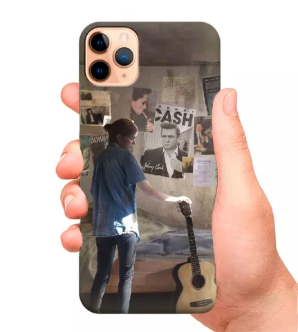 Силиконовый чехол для телефона - The Last of Us Ласт оф Ас Последние из Нас 2 гитара Элли постер Джонни Кэш