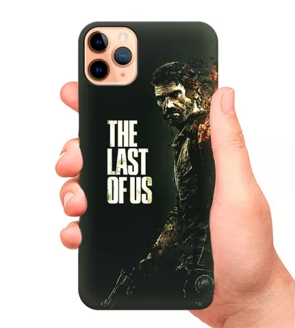 Силиконовый чехол для телефона - The Last of Us Ласт оф Ас Последние из Нас лого и Джоэл с револьвером