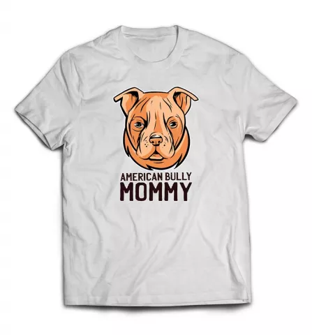 Прикольная футболка - American Bully Mommy / Мама американского булли