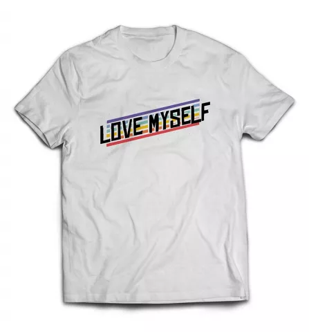 Заказать футболку с рисунком - Love Myself / Люблю себя