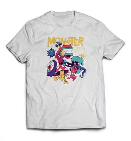 Унисекс футболка с веселой картинкой - Монстр / Monster