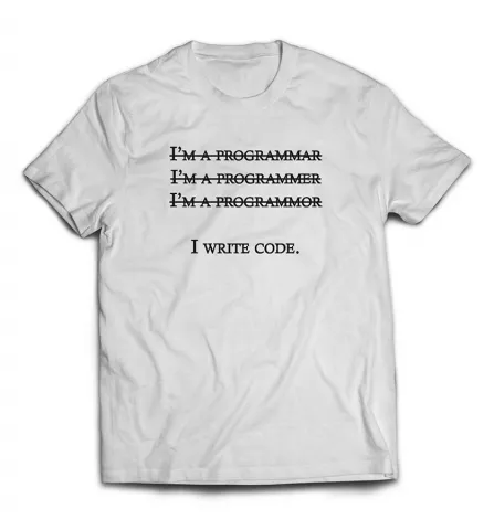 Крутая футболка для программиста - Я пишу код 