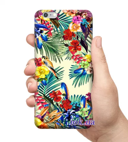 Чехол для смартфона с принтом - Тропическая красота