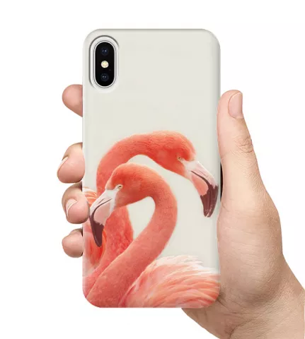 Чехол для телефона - Дует фламинго
