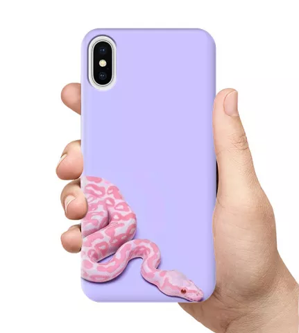 Чехол для телефона - Розовая змея