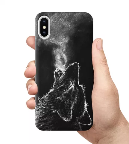 Чехол для телефона - Воющий волк