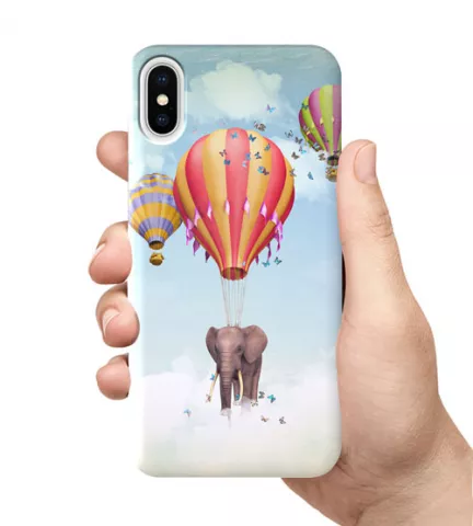 Чехол для смартфона - Летающий слон