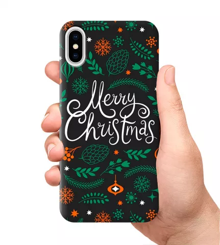 Чехол для смартфона с принтом - Merry Christmas Design