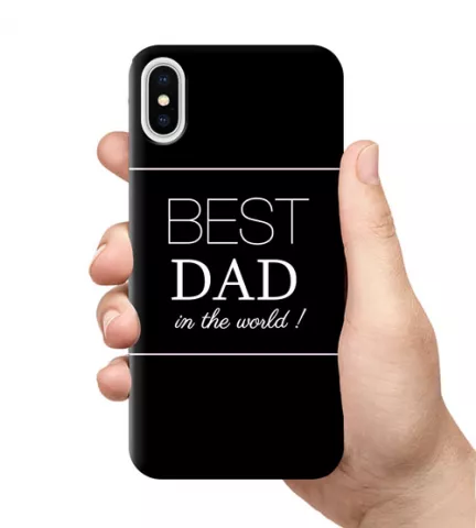 Чехол для смартфона с принтом - Best dad in the world