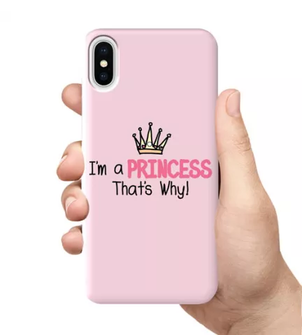 Чехол для смартфона с принтом - I'm a princess