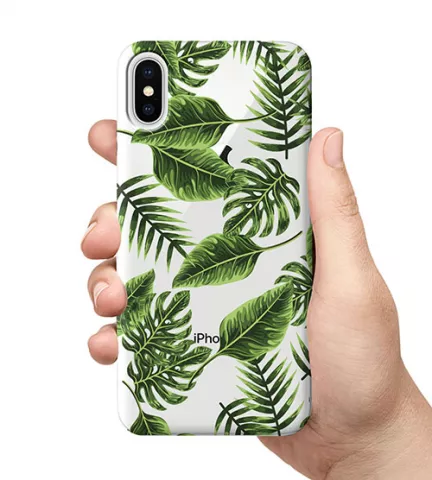 Чехол для смартфона с принтом - Пальмовое листья