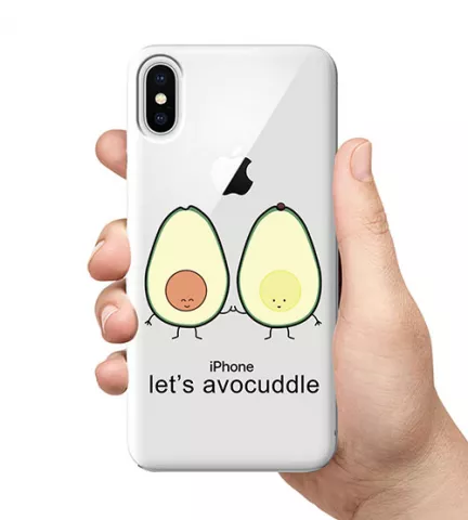 Чехол для смартфона с принтом - Пара авокадо