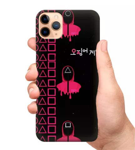 Стильный чехол для телефона с героями сериала "Игра в кальмара" / Squid game  