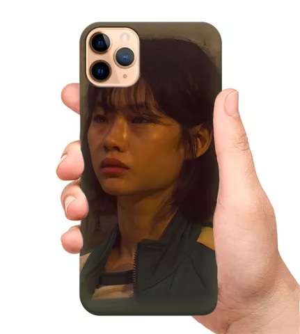 Чехлы для Iphone, Samsung, Xiaomi  c игроком № 067 Кан Сэ Бёк из сериала "Игра в кальмара"