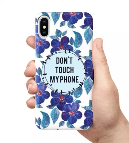 Чехол для смартфона с принтом - Don't touch my phone