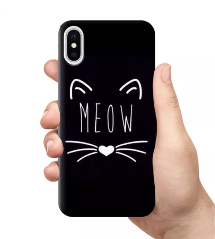 Чехол для смартфона с принтом - Meow