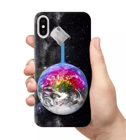 Чехол для смартфона с принтом - Планета в ярких красках
