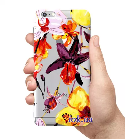 Чехол для смартфона с принтом - Flowers Art