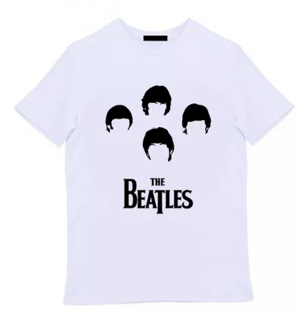 Белая мужская футболка - Beatles