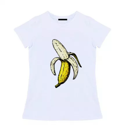 Женская футболка - Банан