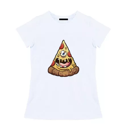 Женская футболка - Pizza