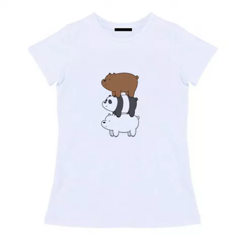 Женская футболка - Три медведя