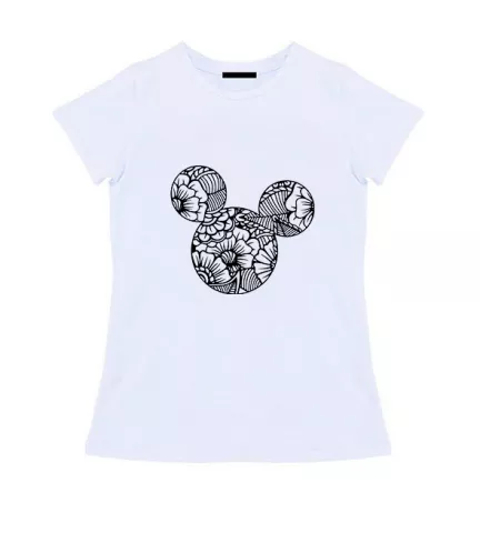 Женская футболка - Flower Mouse