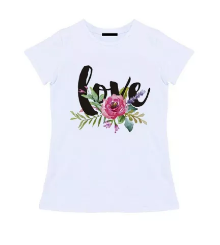 Женская футболка - Love