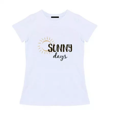 Женская футболка - Sunny days
