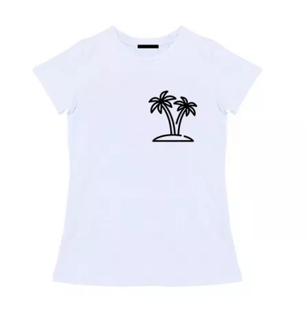 Женская футболка - Пальмы
