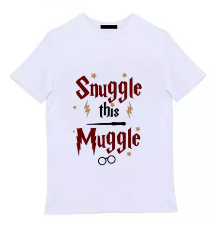 Белая мужская футболка - ‎Muggle