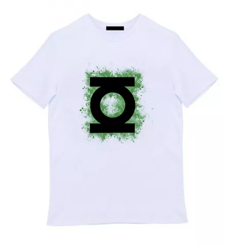 Белая мужская футболка - Зелёный фонарь