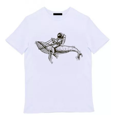 Белая мужская футболка - Cosmonaut