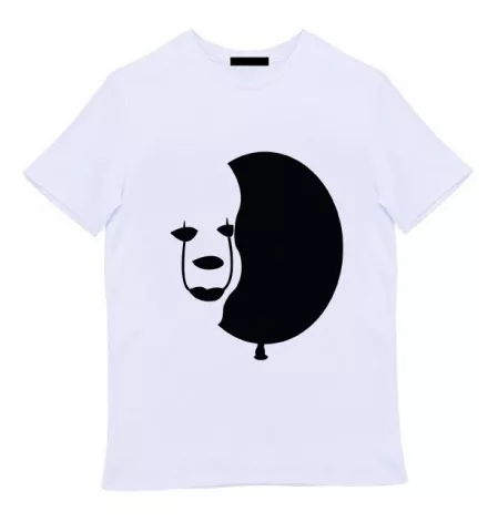 Белая мужская футболка - Пеннивайз