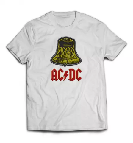 Белая футболка -  AC/DC Hells Bells
