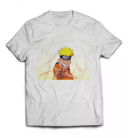 Белая футболка - Наруто / Naruto