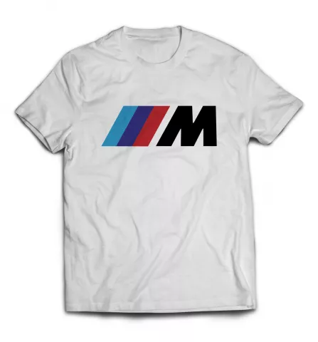 Белая футболка - BMW M лого