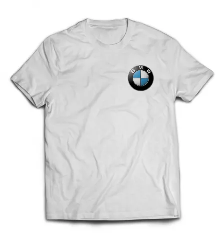 Футболка белая - BMW лого