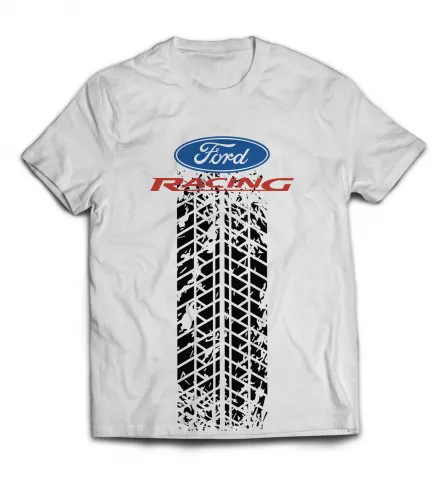 Белая футболка - Ford Racing