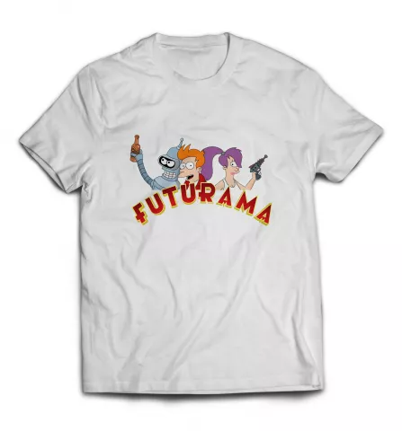 Белая футболка - Futurama