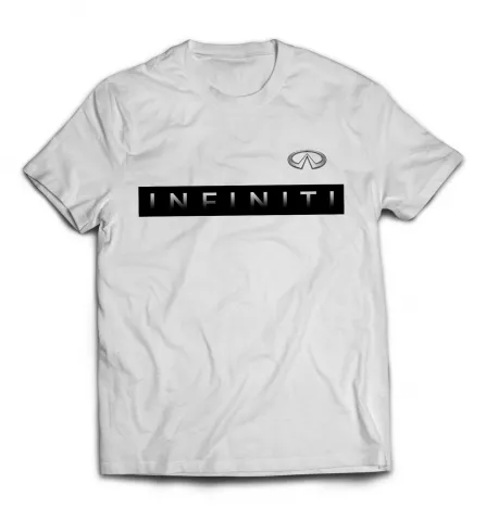 Белая футболка - Инфинити принт