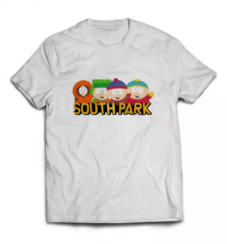 Белая футболка - SOUTH PARK