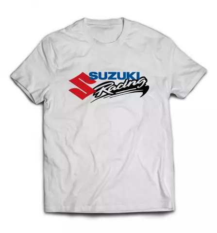 Белая футболка - SUZUKI Racing 
