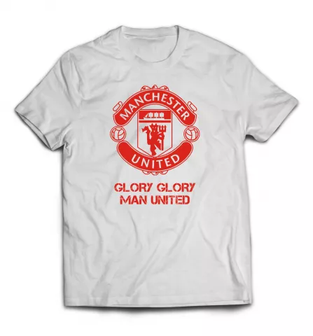 Белая футболка - Manchester United 